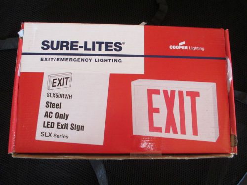 Cooper Lighting Sure-Lites Exit Sign SLX
