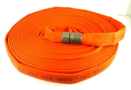 Ati jafline hd 1.75&#034;x100&#039; 400 psi nfpa 1962 double jacket attack orange hose 1i for sale