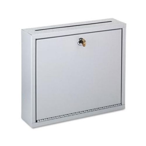 Buddy Products Inter-Office Mailbox, Steel, Small, 3 x 10 x 12 Inches, Platinum