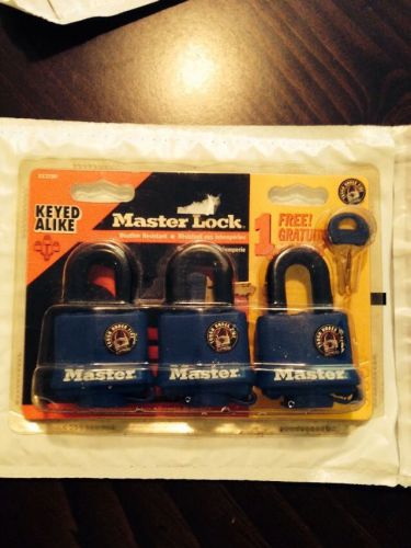 Three Weather-Proof Master Locks FREE SHIPPING!