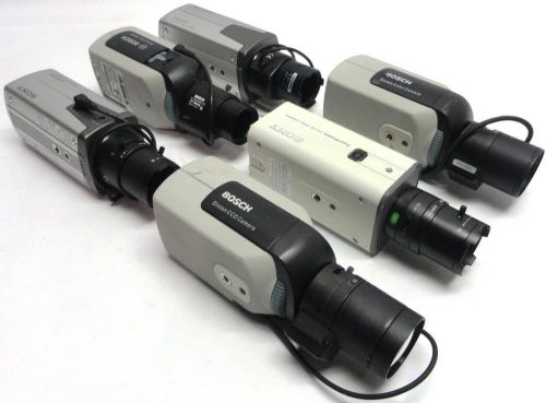 6x assorted security cameras |  1/3 | 540 tvl color | 12 v dc/24 v ac | 60 hz for sale