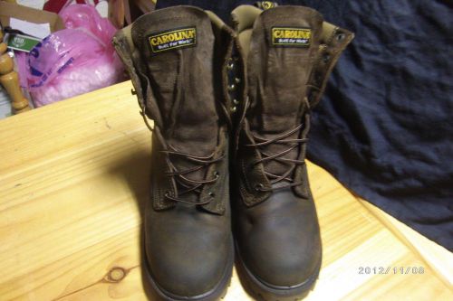 Steel toe carolina work boots 9 1/2 ee for sale