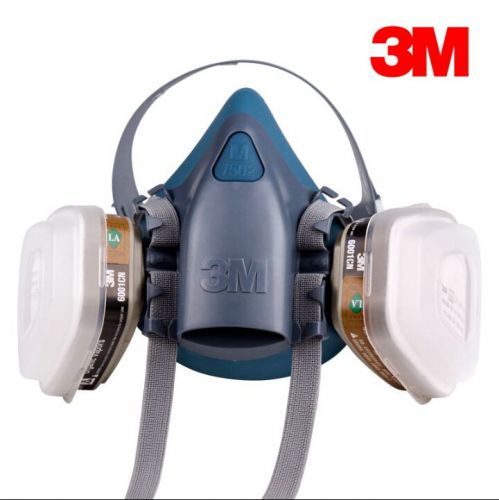 Gas Dust Silicone pm2.5 Mask Industry Spray Painting Mask For 3M7502