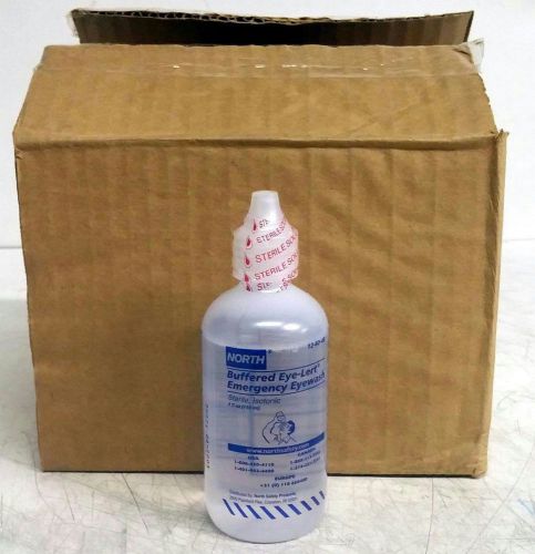 CASE 12 NORTH 12-60-40 BUFFERED EYE-LERT EMERGENCY STERILE ISOTONIC EYEWASH 4oz