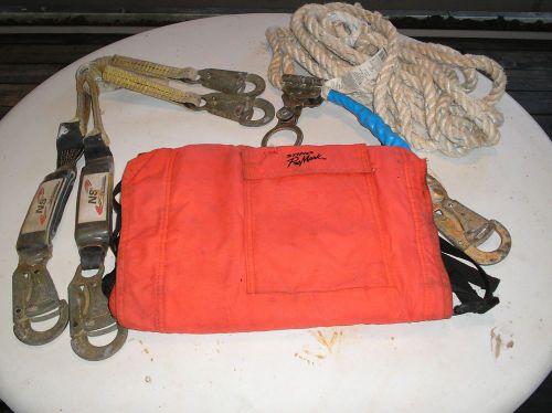 Ns fall protection-shock absorbing lanyard style 166-27016 and vertical lifeline for sale