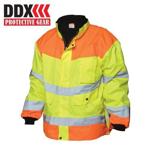 Ddx ansi class iii/aatcc 127 waterproof hi-viz jacket - men’s l&#039; for sale
