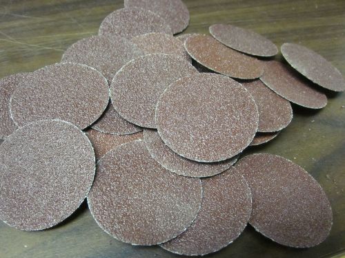 25pc 2&#034; 60 grit roloc cookie discs aluminum oxide sanding disc roll lock type r for sale