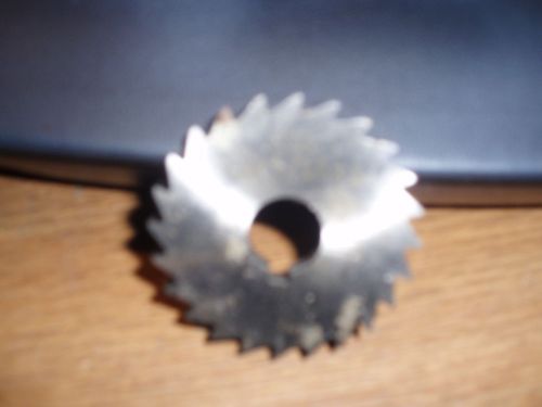 Slitting / screw slotting saw mill cutter disc hss 1 3/4 x3/16x1/2 usa for sale