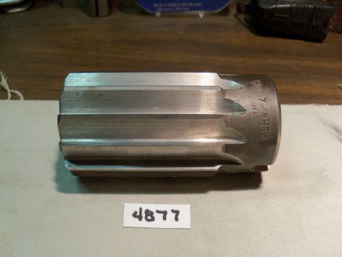 (#4877) used machinist american made sf 1-7/8 inch straight flute shell reamer for sale