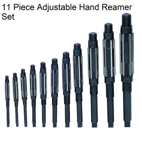 11 Piece Adjustable Hand Reamer Set  for Precision Hole Making