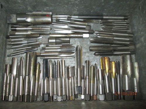MACHINIST TOOLS LATHE MILL Lot of Machinist Taps for  Tapping Threading