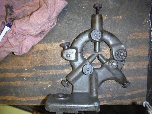 OLDER STEADY REST FOR SMALL METAL LATHE GRINDER MACHINIST JIG FIXTURE