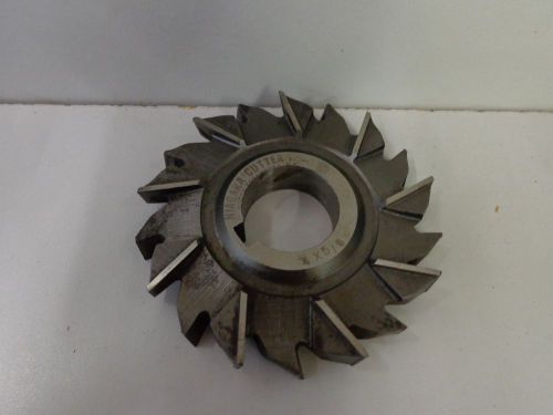 NIAGARA STAGERED TOOTH SIDE MILLING CUTTER 4X5/8X1-1/4&#034; USA