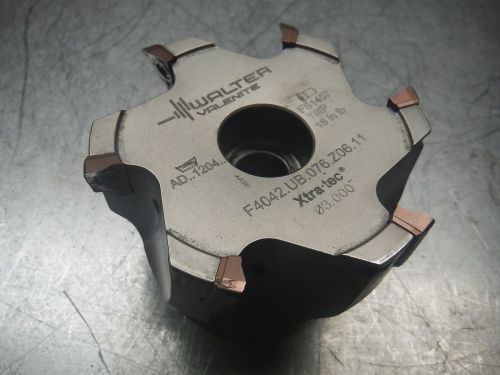 Walter 3&#034; indexable face mill f4042 ub 076 z06 11  (loc1245a) for sale