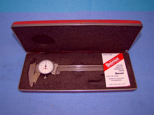 Starrett 6&#034; dial caliper model 120a for sale