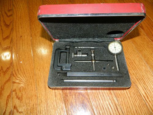 Starrett dial indicator #196 (kit) with accessories &amp; case for sale