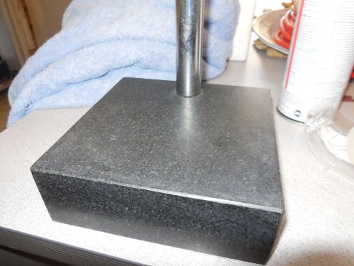 6 by 6 by 2 granite inspection stand