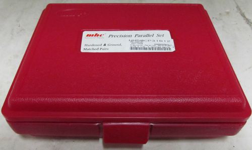 MHC Precision Parallel Set 637-7038 Hardened &amp; Ground 3/16 &amp; 1/2 Matched Pairs