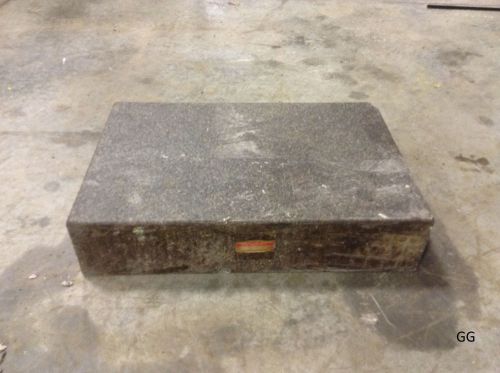 18&#034; x 12&#034; x 4&#034; granite inspection surface plate bench table top mp-134 for sale