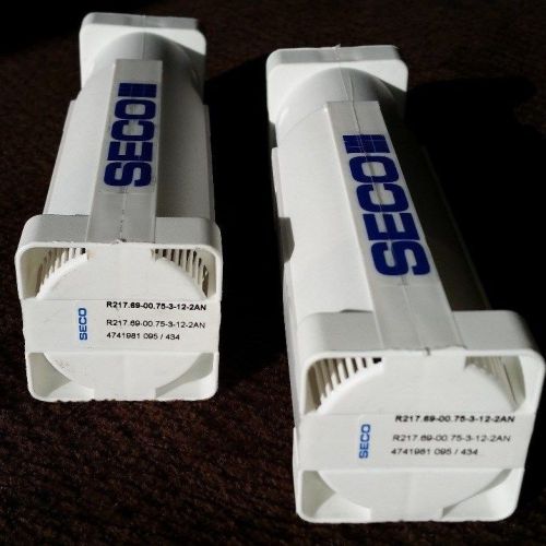 Seco r217.69-00.75-3-12-2an indexable end mill turbo. 12mm inserts *** new *** for sale