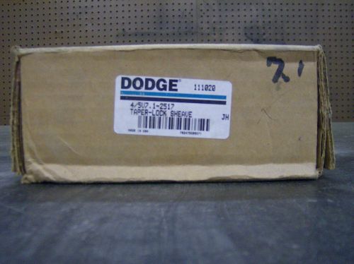 Dodge 111020 v-belt pulley section size: 5v grooves: 4 od: 7.1&#034; for sale