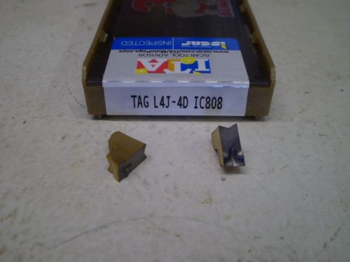 ISCAR TAG L4J-4D IC808 Inserts 10pc Pack