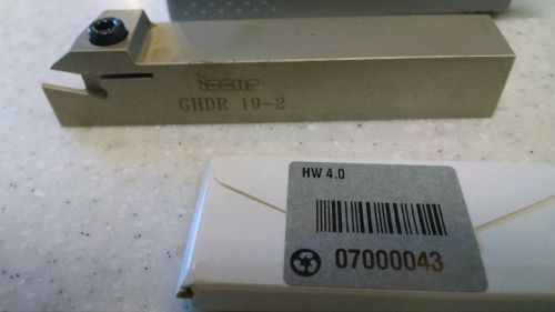 ISCAR GHDR 19-2 GROOVE/CUT OFF HOLDER LOT OF 2  EDP 2800152