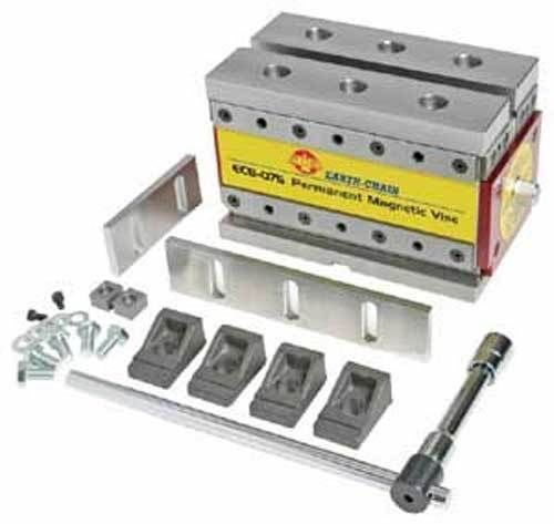 Earth-chain ecb-050 5&#034; x 3&#034; x 3&#034; magvise permanent magnetic vise for cnc mill for sale