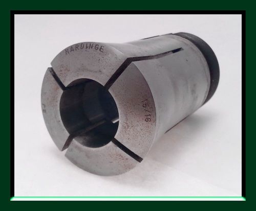 Hardinge 2J Collet 15/16&#034; Round # 15390019009375 / No Internal Threads