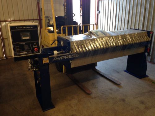 New! 2014 pacific press filter press 470mm 5 cuft for sale