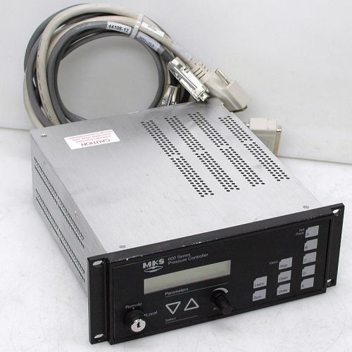 MKS Series 600 Pressure Controller, Model 651DD2S2N2, Dual Version 1.20, 651D