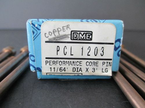 9--- DME PCL 1203 (3&#034; lg) (High Performance) Core pins -copper