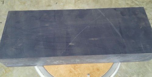 3&#034; Black Nylon plate sheet plastic CNC machining 19 1/4&#034; X 17 1/4&#034;