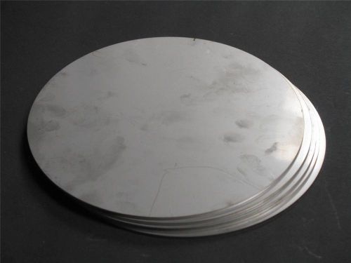 .1094 thick, 12 gauge ss304 stainless steel plate round disk 9.5 dia. circle for sale