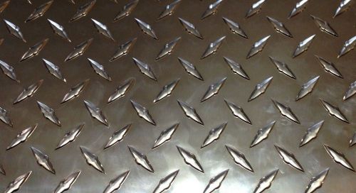 2 Pieces of 3&#034; x 14&#034; Aluminum Diamond Plate/Tread 1/16&#034;(.060&#034;) Thick 2C