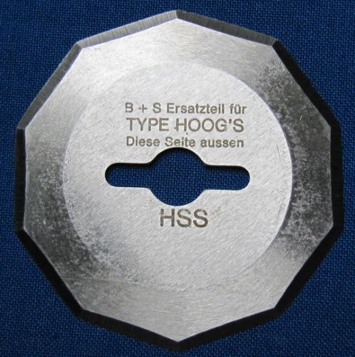 HOOGS-IAK-10KHSS - 10 CURVED KNIVE - ?60MM - HIGH SPEED STEEL