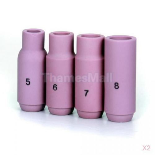 2x 4x tig torch welding alumina cup nozzle 17 18 26 series for sale