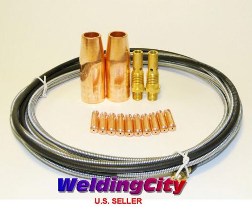 Accessory kit for 0.030&#034; wire for lincoln 100l &amp; tweco mini/#1 mig welding guns for sale