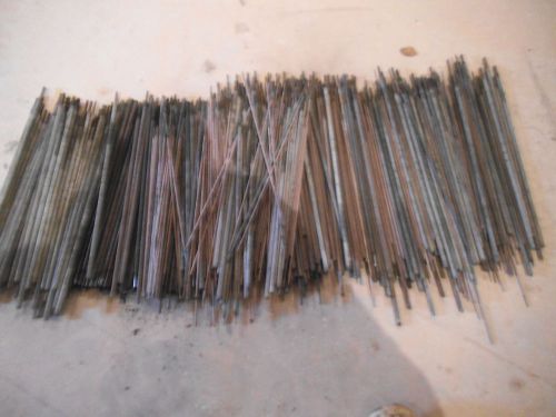 LARGE MIXED LOT OF WELDING RODS ALMOST 50 LBS (NEW BUT DIRTY FROM SHOP)