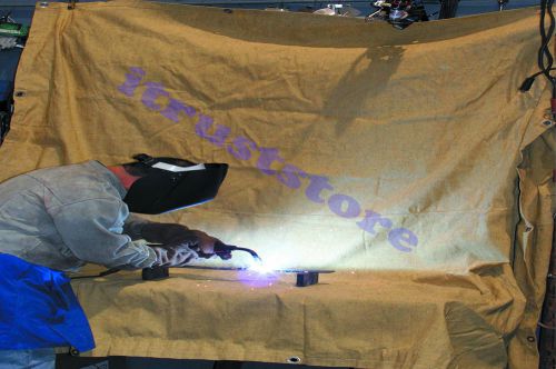 Weld spark spatter flame retardant fiberglass welding blanket tarp cover sheet for sale