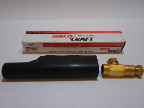 Weldcraft pca-2 tig welding power cable adapter for 9 9v 17 17v 150 150v torches for sale