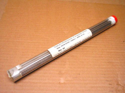 Saturn Industries .1065 +/- .0001 X 12 Tungsten Rod Electrode