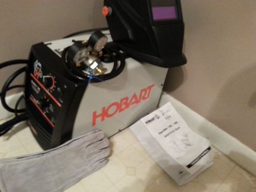 Hobart 140 500500 mig welder/ extas included for sale