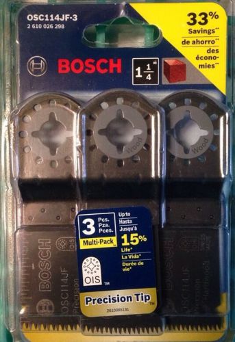 Bosch OSC114-3 1-1/4-in Multi-Tool Precision Plunge Cut Blade, 3-Pack