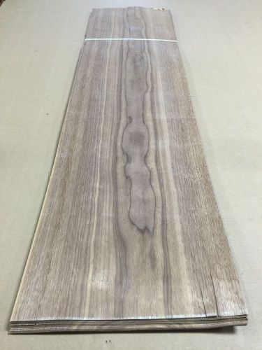 Wood veneer walnut 12x45 22pcs total raw veneer  &#034;exotic&#034;  wal13 12-17 for sale