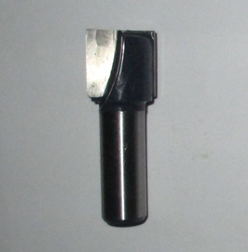 3/4&#034; BOTTOM CLEANING STRAIGHT ROUTER BIT, 1/2&#034; SHANK, CARBIDE TIP, CLEAR PLANING