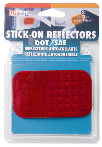 Incom Manufacturing Stick On Reflector Red RE7071