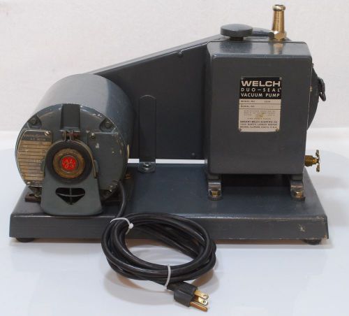 Welch duo-seal vacuum pump model 1399 sargent-welch scientific for sale