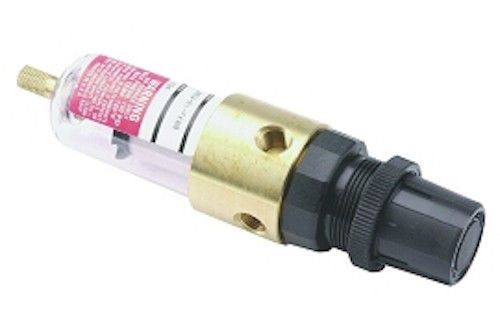 Dci wilkerson dental brass air filter regulator self-relieving - for compressor for sale