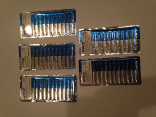 carbide burs SSWhite HP-2 (5) packages of ten burs